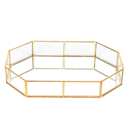 Glass Storage Tray Jewelry Necklace Dessert Plate Organizer Wedding Decoration 31x21x5cm
Glass Storage Tray Jewelry Necklace Dessert Plate Organizer Wedding Decoration 31x21x5cm