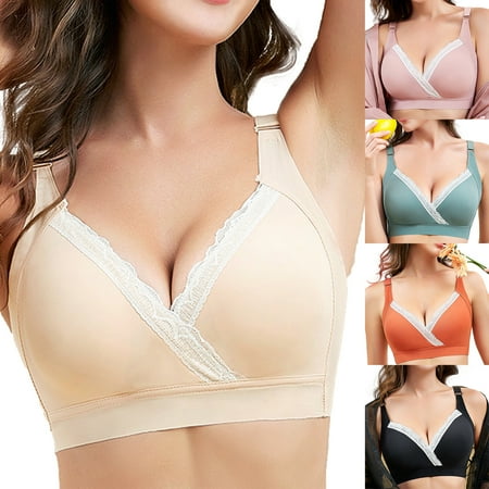 harmtty Nursing Bra Comfortable Breathable Solid Color Pregnancy Seamless Breastfeeding Bras for Women Black 2XL
harmtty Nursing Bra Comfortable Breathable Solid Color Pregnancy Seamless Breastfeeding Bras for Women Black 2XL