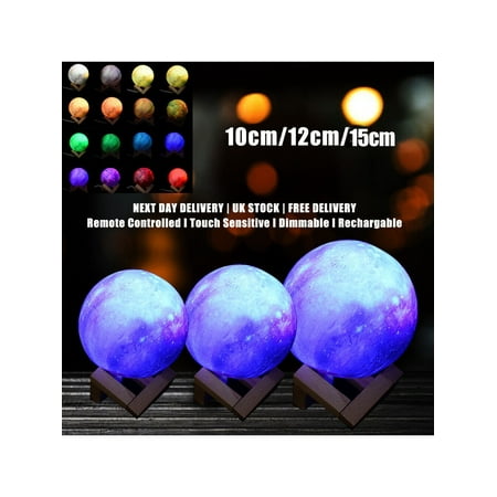 Shakub 16 Colour 3D Galaxy Moon Bedside Lamp Dimmable LED Night Light With Holder Stand
Shakub 16 Colour 3D Galaxy Moon Bedside Lamp Dimmable LED Night Light With Holder Stand