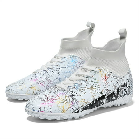 Boy s Soccer Shoes Kids Football Boots Cleats High-Top Spikes Soccer Shoes Girls Outdoor Athletic Training Sneakers
Boy s Soccer Shoes Kids Football Boots Cleats High-Top Spikes Soccer Shoes Girls Outdoor Athletic Training Sneakers