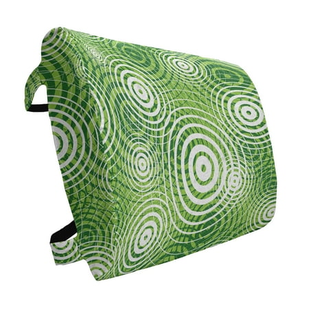 Abstract Lumbar Pillow Circular Round Shaped Inner Geometric Eco Wavelength Illustration Soft Back Cushion for Office Chairs with Adjustable Straps 14 x 13 Hunter Green White by Ambesonne
Abstract Lumbar Pillow Circular Round Shaped Inner Geometric Eco Wavelength Illustration Soft Back Cushion for Office Chairs with Adjustable Straps 14 x 13 Hunter Green White by Ambesonne