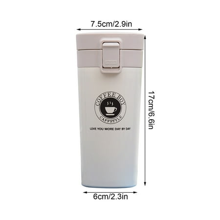 EUDIDV Insulated Leak-proof Stainless Steel Flask Portable Stainless Steel Vacuum Flask Coffee Cup Travel Water Bottle Large-capacity Coffee Cup Coffee Mug Travel Stainless Steel Mug 
EUDIDV Insulated Leak-proof Stainless Steel Flask Portable Stainless Steel Vacuum Flask Coffee Cup Travel Water Bottle Large-capacity Coffee Cup Coffee Mug Travel Stainless Steel Mug