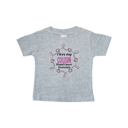 Inktastic I Love My Cousin- Breast Cancer Awareness Gift Baby Boy or Baby Girl T-Shirt
Inktastic I Love My Cousin- Breast Cancer Awareness Gift Baby Boy or Baby Girl T-Shirt