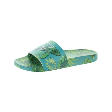 Guess Womens Savan 3 Tropical Print Slip On Pool Slides
