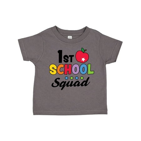 Inktastic 1st Grade School Squad with Apple and Star Gift Toddler Boy or Toddler Girl T-Shirt
Inktastic 1st Grade School Squad with Apple and Star Gift Toddler Boy or Toddler Girl T-Shirt
