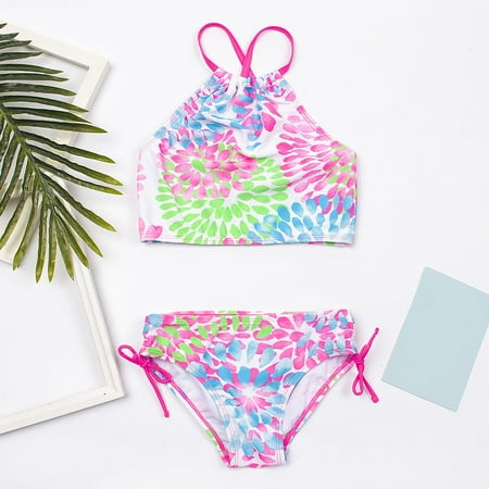 Aufmer Clearance Girls Two Piece Swimsuit Toddler Kids Little Girls Fashion Cute Flowers Print Ruffles Bikini Swimsuit Set
Aufmer Clearance Girls Two Piece Swimsuit Toddler Kids Little Girls Fashion Cute Flowers Print Ruffles Bikini Swimsuit Set