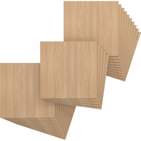 Ekena Millwork 15 3/4 W x 15 3/4 H x 1/4 T Wood Hobby Boards Hickory (25-Pack)