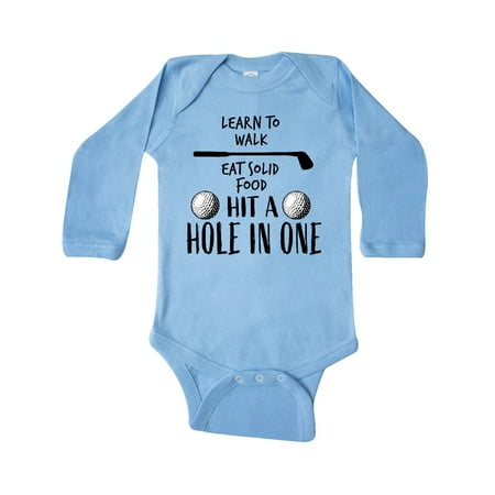 Inktastic Golf To-Do List- future golfer Gift Baby Boy or Baby Girl Long Sleeve Bodysuit
Inktastic Golf To-Do List- future golfer Gift Baby Boy or Baby Girl Long Sleeve Bodysuit