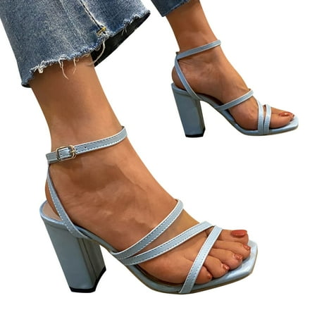ãYilirongyummã Light Blue 38 Sandals Women Sandals For Women Ladies Heel High Heel Casual Bohemian Beach Shoes
ãYilirongyummã Light Blue 38 Sandals Women Sandals For Women Ladies Heel High Heel Casual Bohemian Beach Shoes