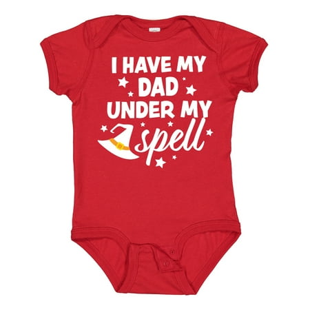 Inktastic I Have My Dad Under My Spell with Cute Witch Hat Gift Baby Boy or Baby Girl Bodysuit
Inktastic I Have My Dad Under My Spell with Cute Witch Hat Gift Baby Boy or Baby Girl Bodysuit