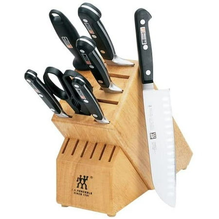 ZWILLING 35671-000 Pro 7-pc Knife Block Set with Bonus Sharpener