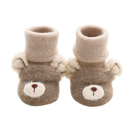 Infant Newborn Baby Slipper Socks with Grips Soft Crew Socks with 3D Animal Heads for Boys and Girls 0-3T
Infant Newborn Baby Slipper Socks with Grips Soft Crew Socks with 3D Animal Heads for Boys and Girls 0-3T