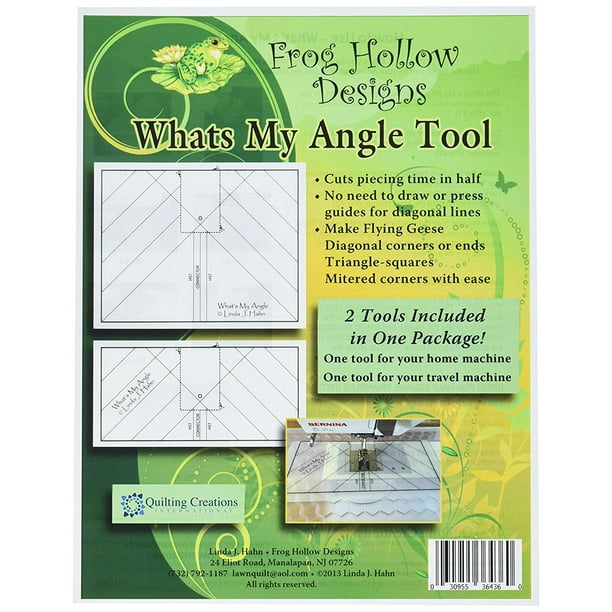 LH1003 N/A What's My Angle Tool Template-,,, Cut piecing time in half By Sten Source Ship from US