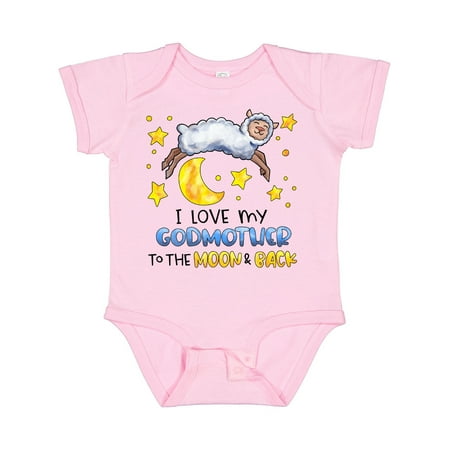 Inktastic I Love My Godmother to the Moon and Back Cute Sheep Gift Baby Boy or Baby Girl Bodysuit
Inktastic I Love My Godmother to the Moon and Back Cute Sheep Gift Baby Boy or Baby Girl Bodysuit