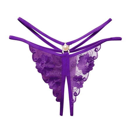 RPVATI Women Sexy Lace Low Waisted Thong Open Crotch Seamless G String Thongs for Women See Through Stretch Panties
RPVATI Women Sexy Lace Low Waisted Thong Open Crotch Seamless G String Thongs for Women See Through Stretch Panties