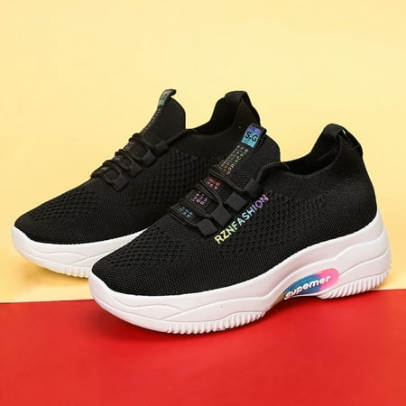 Aayomet Womens Sneakers Womens Shoes Casual Mesh Laace Up Solid Color Fashion Simple Shoes Running Shoes Black 8
Aayomet Womens Sneakers Womens Shoes Casual Mesh Laace Up Solid Color Fashion Simple Shoes Running Shoes Black 8