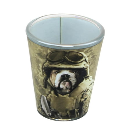 Combat Sam 2oz Shot Glass