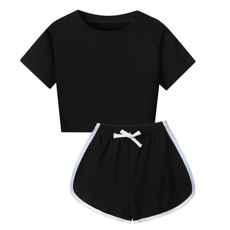 PMVFHDE Baby Girl Outfits 6-9 Months Summer Children Kid Boys Girls Soft Short Sleeve T Shirt Top Blouse And Shorts Casual Two Piece Outfit Set Black 11-12 Years
PMVFHDE Baby Girl Outfits 6-9 Months Summer Children Kid Boys Girls Soft Short Sleeve T Shirt Top Blouse And Shorts Casual Two Piece Outfit Set Black 11-12 Years