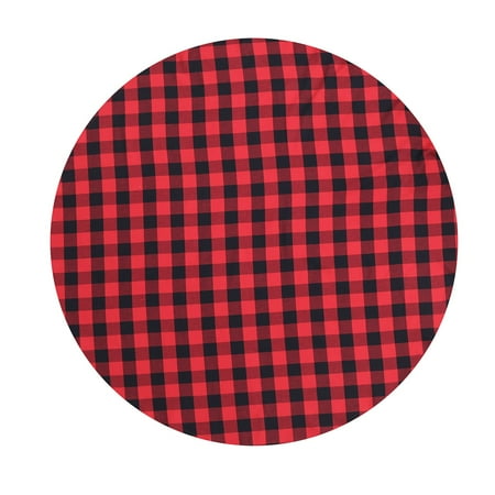 55 Inch Plaid Round Tablecloth Checkered Round Table Cover for Wedding Kitchen Dinning Room Red and Black
55 Inch Plaid Round Tablecloth Checkered Round Table Cover for Wedding Kitchen Dinning Room Red and Black