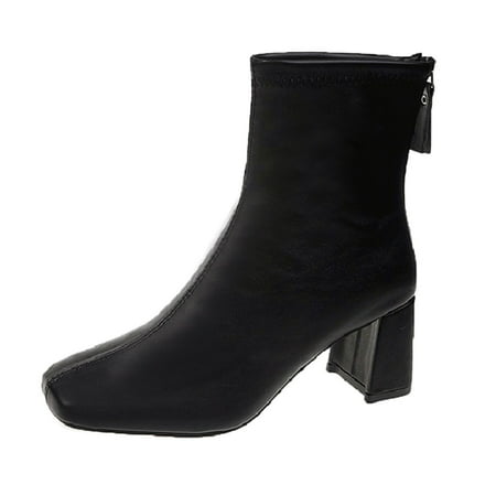 ZIZOCWA White Shoes Cowboys Woman Boots For Women High Heel Wide Women Ankle Boots Autumn And Winter Simple Solid Color Fashion Comfortable Square Toe Square Heel Back Zipper Western Boots Women Shor
ZIZOCWA White Shoes Cowboys Woman Boots For Women High Heel Wide Women Ankle Boots Autumn And Winter Simple Solid Color Fashion Comfortable Square Toe Square Heel Back Zipper Western Boots Women Shor
