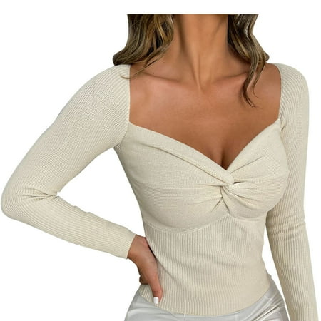 Woman Fashion Corset Front Cross Wide Collar Long Sleeve Temperament Sweater Top Exercise Tops for Women plus Size
Woman Fashion Corset Front Cross Wide Collar Long Sleeve Temperament Sweater Top Exercise Tops for Women plus Size