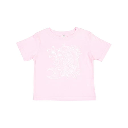 Inktastic Koi Fish Illustration White Gift Baby Boy or Baby Girl T-Shirt