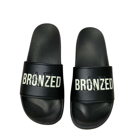 Bronze Cactus Sunless Black AF Sliders Unisex Slipper Footwear