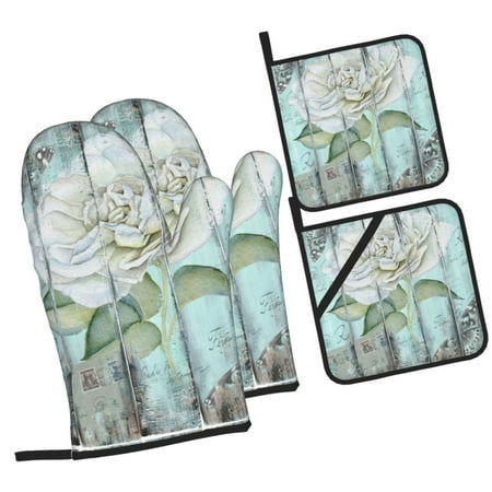 Zeuib Vintage Rose1 Oven Mitts and Potholders BBQ Gloves Kitchen Oven Glove High Heat Resistant 500 Degree Extra Long Oven Mitts and Potholder with Non-Slip Silicone Surface for Cooking
Zeuib Vintage Rose1 Oven Mitts and Potholders BBQ Gloves Kitchen Oven Glove High Heat Resistant 500 Degree Extra Long Oven Mitts and Potholder with Non-Slip Silicone Surface for Cooking