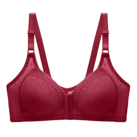 Felwors Women s Underwire Bra And Comfortable Large Size Thin Style Without Steel Ring Front Buckle Wrap Up Anti Sagging Collar Bra
Felwors Women s Underwire Bra And Comfortable Large Size Thin Style Without Steel Ring Front Buckle Wrap Up Anti Sagging Collar Bra