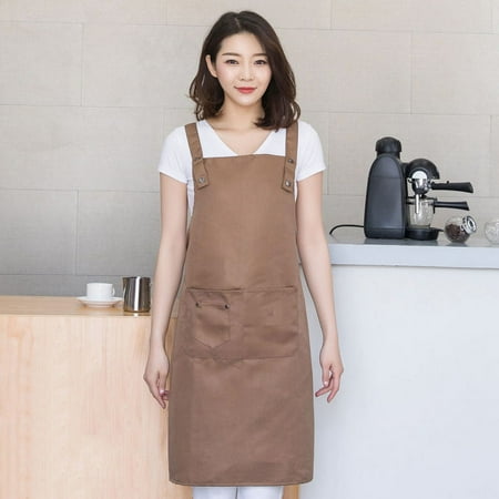 Kitchen Cooking Apron Front Pocket Water for Men Women Chef BBQ Ding