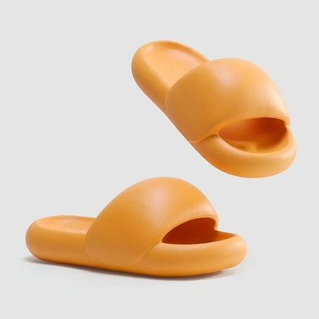 CoCopeanut Fashionable Bread Slippers Women EVA Thick Bottom Soft Home Non-slip Summer New Sandals Couple Slides Casual Simple Woman Shoes