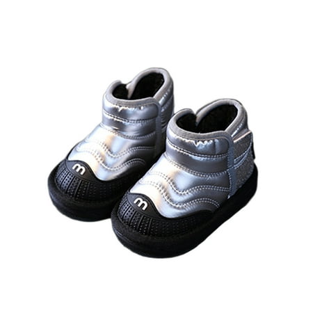 Harsuny Boys Winter Shoes Plush Lined Snow Boots Hook And Loop Ankle Boot School Comfort Casual Cold Weather Shoe Slip On Silver 5C
Harsuny Boys Winter Shoes Plush Lined Snow Boots Hook And Loop Ankle Boot School Comfort Casual Cold Weather Shoe Slip On Silver 5C