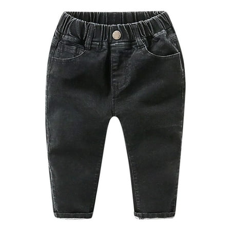 Toddler Boys Girls Jeans Casual Elastic Waist Stretch Denim Pants with Pockets Solid Color Lightweight Stretch Jogger Pants
Toddler Boys Girls Jeans Casual Elastic Waist Stretch Denim Pants with Pockets Solid Color Lightweight Stretch Jogger Pants