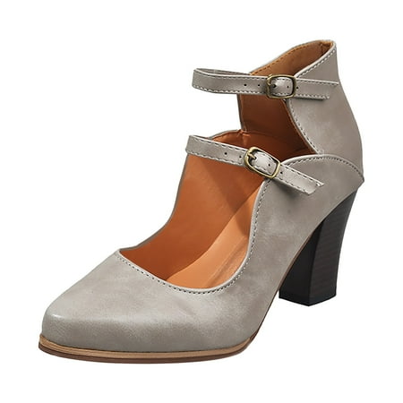 Wedge Heels for Women Sandals Slip on Sandals for Women New European And American Foreign Trade Large Pointed Thick Heel Frosted Buckle Single Shoes
Wedge Heels for Women Sandals Slip on Sandals for Women New European And American Foreign Trade Large Pointed Thick Heel Frosted Buckle Single Shoes