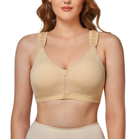 Junlan Post Surgical Bra for Women Front Closure Zip Hooks Sports Bras Racerback Support Wirefree Adjustable Straps(Beige 2XL)
Junlan Post Surgical Bra for Women Front Closure Zip Hooks Sports Bras Racerback Support Wirefree Adjustable Straps(Beige 2XL)