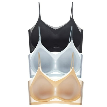 ZMHEGW Womens Bras 3Pc Comfortable Ultra Thin Silk Beautiful Back Anti Sagging Sports Seamless Bralettes Underwear
ZMHEGW Womens Bras 3Pc Comfortable Ultra Thin Silk Beautiful Back Anti Sagging Sports Seamless Bralettes Underwear