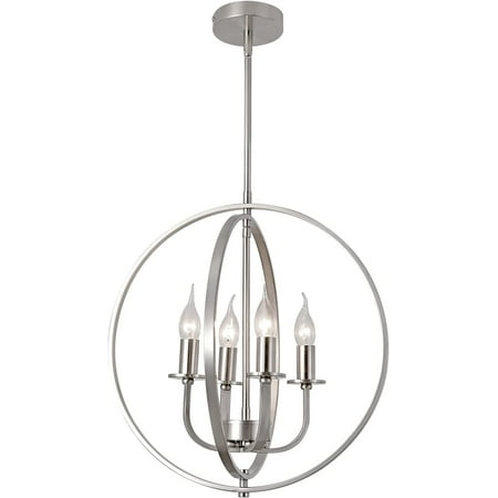AN Modern 18 4-Light Brushed Nickel Chandelier Globe DIY Adjustable Orbits Ring Pendant Lights Rooms Dining Room Light Fixture
AN Modern 18 4-Light Brushed Nickel Chandelier Globe DIY Adjustable Orbits Ring Pendant Lights Rooms Dining Room Light Fixture