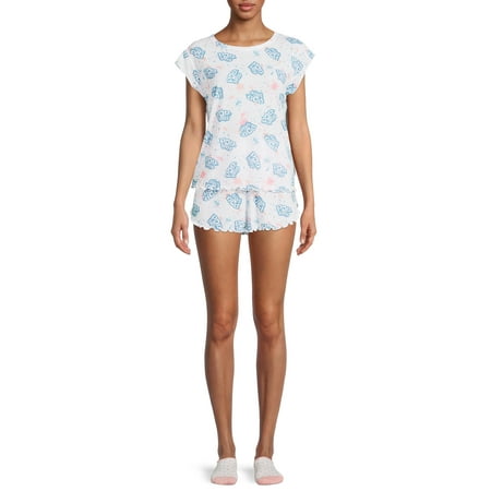 Kellogg s Women s and Women s Plus Pop Tarts Top and Shorts Pajama Set 3-Piece