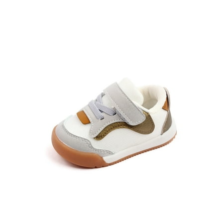 Woobling Children Sneakers Color Block Flats Mesh Athletic Shoes Sport Walking Sneaker Non-slip Casual Shoe Lightweight Comfort Brown Yellow 6C 
Woobling Children Sneakers Color Block Flats Mesh Athletic Shoes Sport Walking Sneaker Non-slip Casual Shoe Lightweight Comfort Brown Yellow 6C