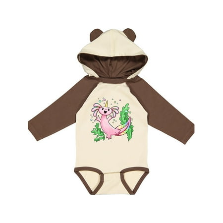 Inktastic Axolotl Unicorn with Rainbow Tail Bubbles and Seaweed. Gift Baby Boy or Baby Girl Long Sleeve Bodysuit
Inktastic Axolotl Unicorn with Rainbow Tail Bubbles and Seaweed. Gift Baby Boy or Baby Girl Long Sleeve Bodysuit