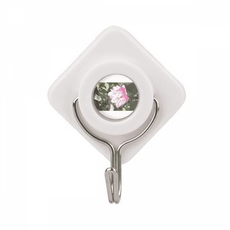 Summer Lake Lotus Art Deco Fashion Adhesive Wall Hooks Hanging Self Sticky
