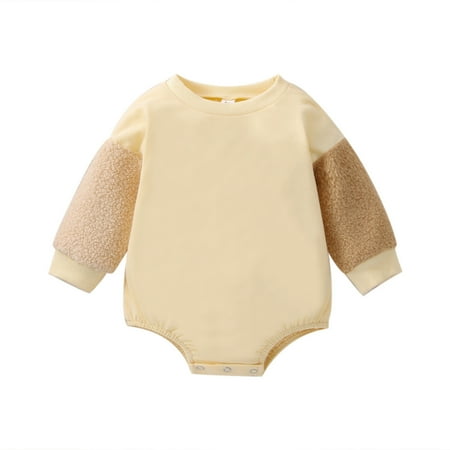 KI-8jcuD Baby Romper Kids Baby Boys Girls Cute Patchwork Long Fleece Sleeve Sweatshirt Bodysuit Romper Outfits Clothes 3 Month Outfits Just One You Romper Button Romper Baby Boy Pack Up Dinosau
KI-8jcuD Baby Romper Kids Baby Boys Girls Cute Patchwork Long Fleece Sleeve Sweatshirt Bodysuit Romper Outfits Clothes 3 Month Outfits Just One You Romper Button Romper Baby Boy Pack Up Dinosau