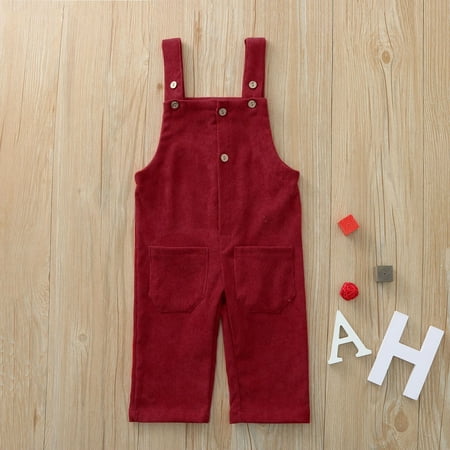 Boys Clothing Toddler Kids Baby Girl Boy Suspender Pants with Pockets Romper Jumpsuit Overalls
Boys Clothing Toddler Kids Baby Girl Boy Suspender Pants with Pockets Romper Jumpsuit Overalls