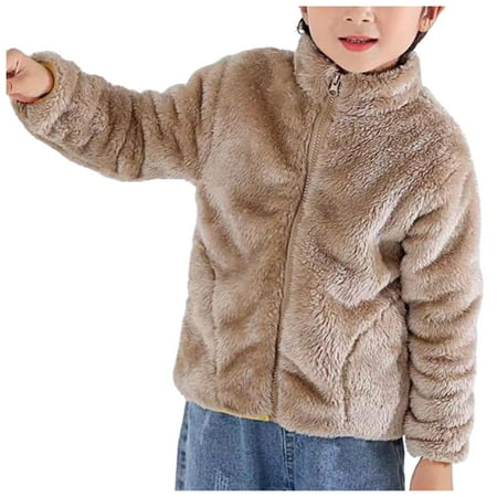 EHTMSAK Toddler Child Girl s Hooded Fall Winter Jackets Infant Baby Zip Up Fleece Long Sleeve Outerwear Thicken Coat Khaki 6M-7Y 90
EHTMSAK Toddler Child Girl s Hooded Fall Winter Jackets Infant Baby Zip Up Fleece Long Sleeve Outerwear Thicken Coat Khaki 6M-7Y 90