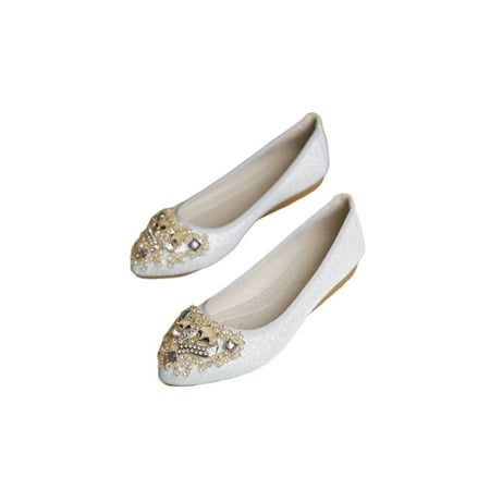 Tenmix Ladies Flat Shoes Non-slip Flats Slip On Dress Shoe Comfort Women Fashion Casual Silver 11
Tenmix Ladies Flat Shoes Non-slip Flats Slip On Dress Shoe Comfort Women Fashion Casual Silver 11