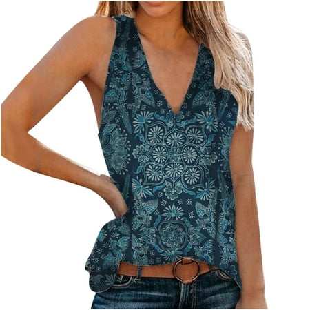 Women Crewneck Sleeveless Tank Tops Casual Trendy Vneck Tunic Tshirt Loose Fit Blouse Hide Belly
Women Crewneck Sleeveless Tank Tops Casual Trendy Vneck Tunic Tshirt Loose Fit Blouse Hide Belly