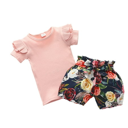Kids Clearance Clothes Efsteb Girls Shorts Sets 2 Piece Round Neck Short Sleeve T Shirts Shorts Set Summer Cute Pattern Printed Comfy Casual Fashion Outfits (Pink 6-12 Months)
Kids Clearance Clothes Efsteb Girls Shorts Sets 2 Piece Round Neck Short Sleeve T Shirts Shorts Set Summer Cute Pattern Printed Comfy Casual Fashion Outfits (Pink 6-12 Months)