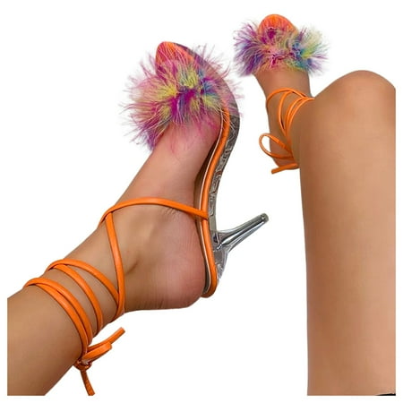 Aayomet Womens Wedge Sandals high size women heels color Summer Ladies plus strap fashion plush Women s sandals Orange 9.5
Aayomet Womens Wedge Sandals high size women heels color Summer Ladies plus strap fashion plush Women s sandals Orange 9.5