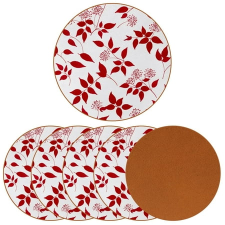 YZUOUZY Home Decor Coaster for Desk 6 Pcs Round Custom Coasters Grass Leaves Gold Washi Tape
YZUOUZY Home Decor Coaster for Desk 6 Pcs Round Custom Coasters Grass Leaves Gold Washi Tape