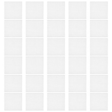 30 Pieces Plastic Mesh Canvas Sheets for Embroidery Acrylic Yarn Crafting Knit and Crochet Projects (10.6 x 10.6cm)
30 Pieces Plastic Mesh Canvas Sheets for Embroidery Acrylic Yarn Crafting Knit and Crochet Projects (10.6 x 10.6cm)